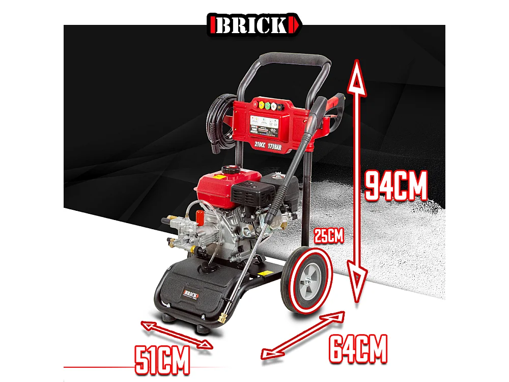 Nettoyeur haute pression thermique 173 bars max - 210CC  - Brick