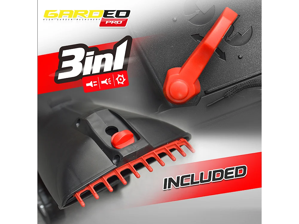 Aspirateur souffleur broyeur 3000W 15500t/min - Gardeo Pro