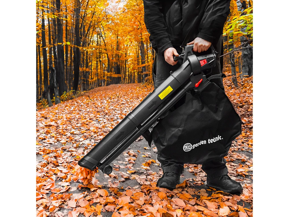 Aspirateur Souffleur Broyeur de Feuilles 3000W - 270 km/h - 10:1 - Sac 35L - Elem Garden