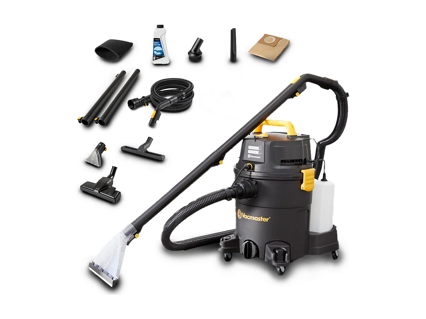 Aspirateur eau et poussières / shampouineuse 1300W - Vacmaster