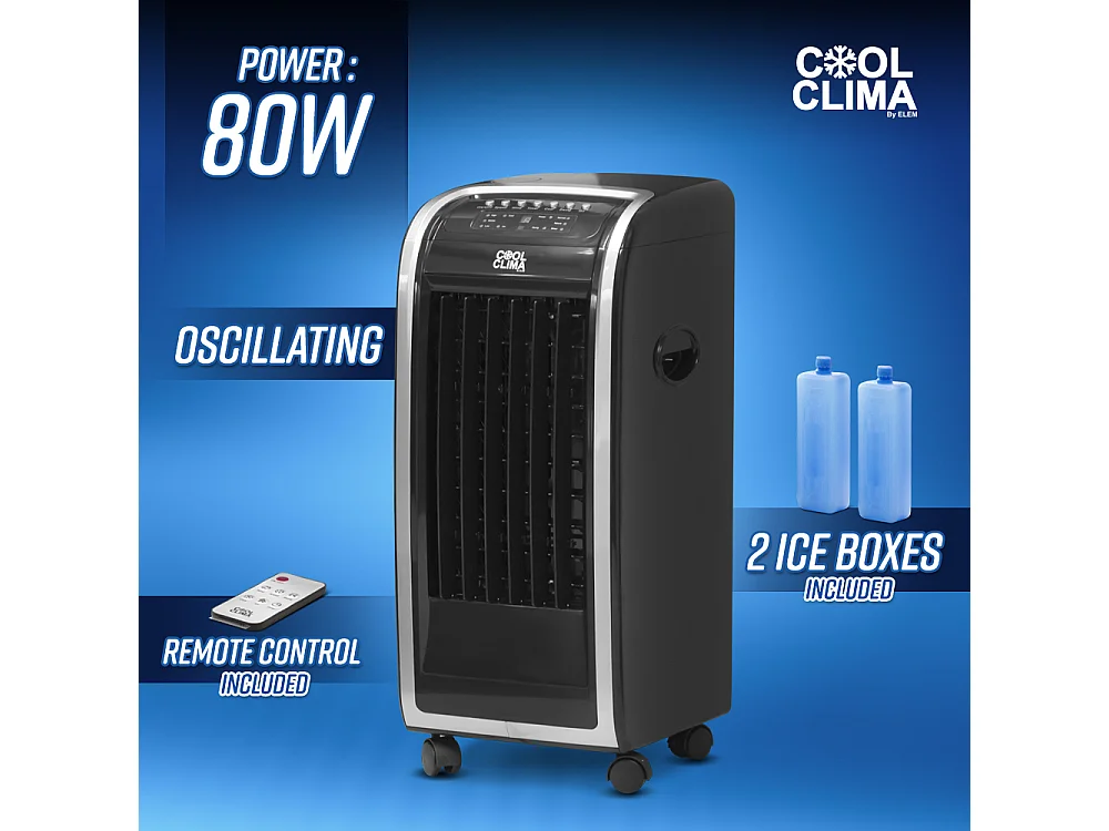 Rafraichisseur d'air 80W - 6.5L - Cool Clima