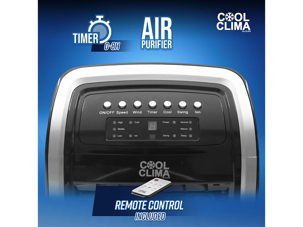 Rafraichisseur d'air 80W - 6.5L - Cool Clima