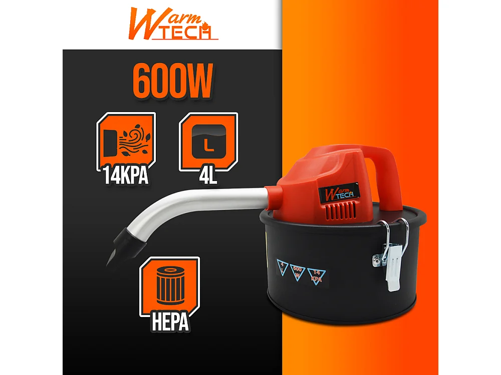 Vide cendres 600W 4L  - Warm Tech