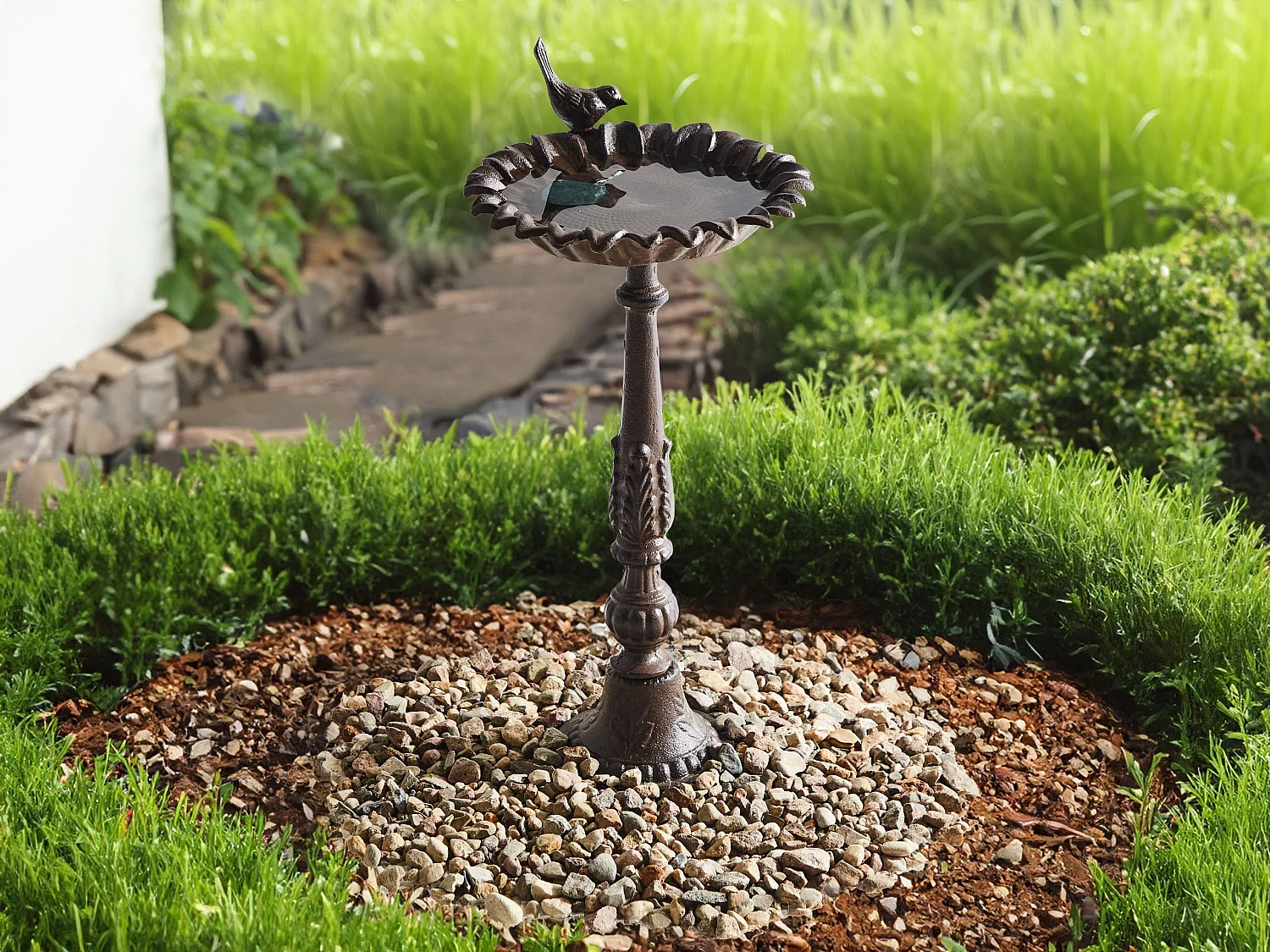 Vogelbadje bruin 53 cm BLACKBIRD