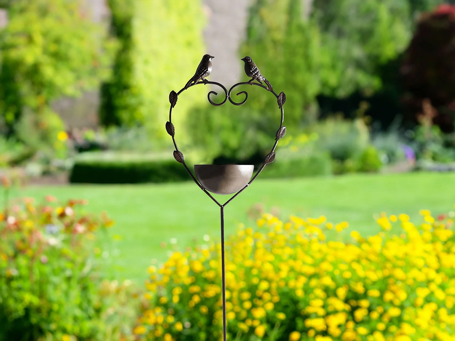Mangeoir pour oiseaux marron SPARROW