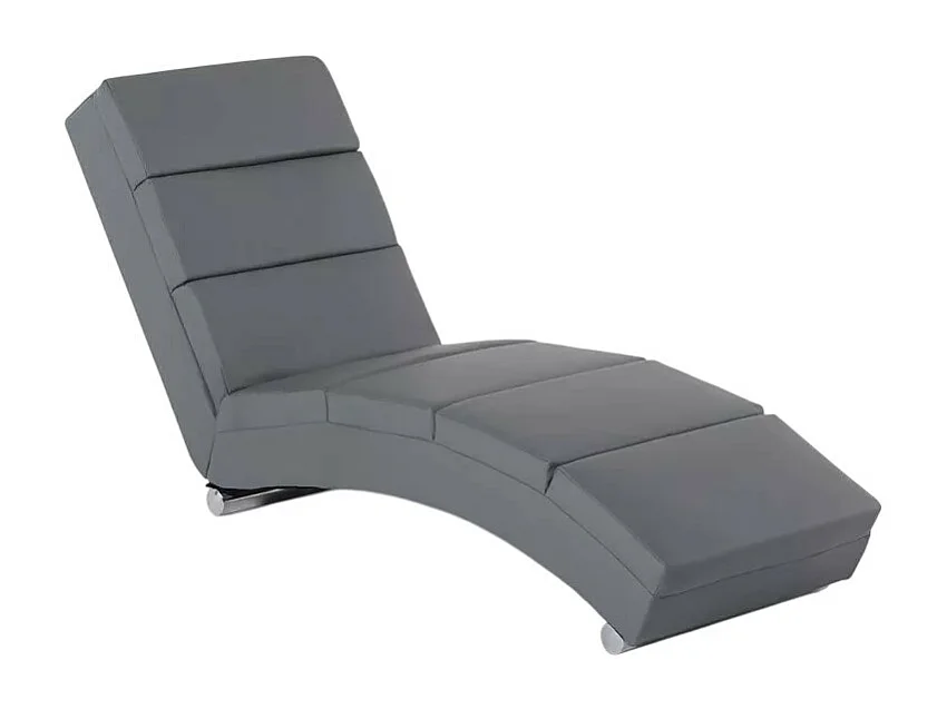 Chaise longue da salotto moderna in similpelle Canopo