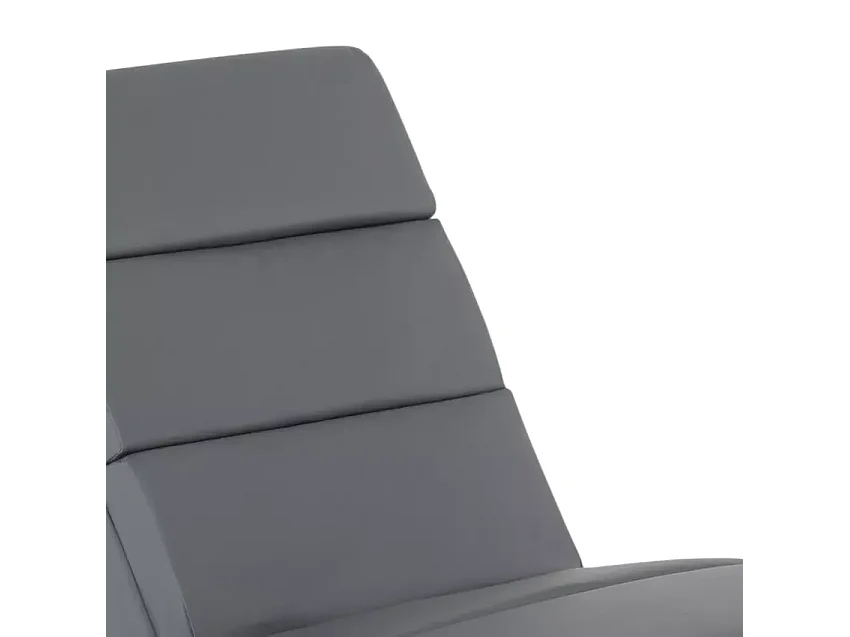 Chaise longue de salon moderne en similicuir Canopo