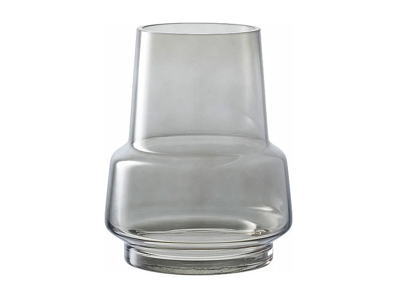 Vase en verre gris fumé Ø 15 x 19 cm