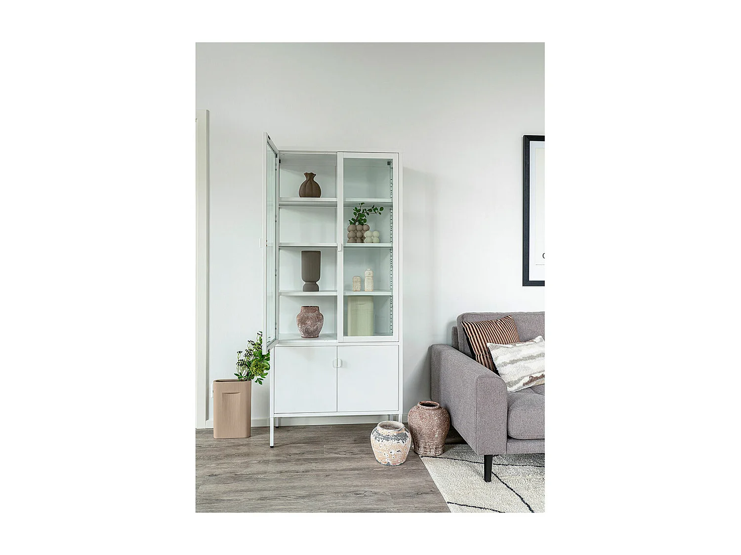 Aljustrel vase céramique brune.