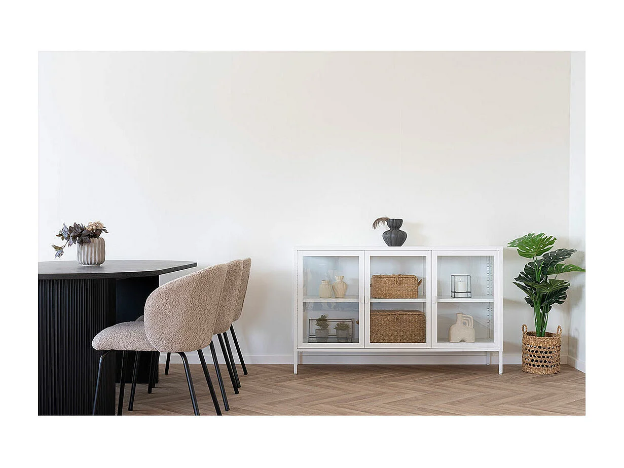 Vase céramique noir Ø 17 x 19,5 cm