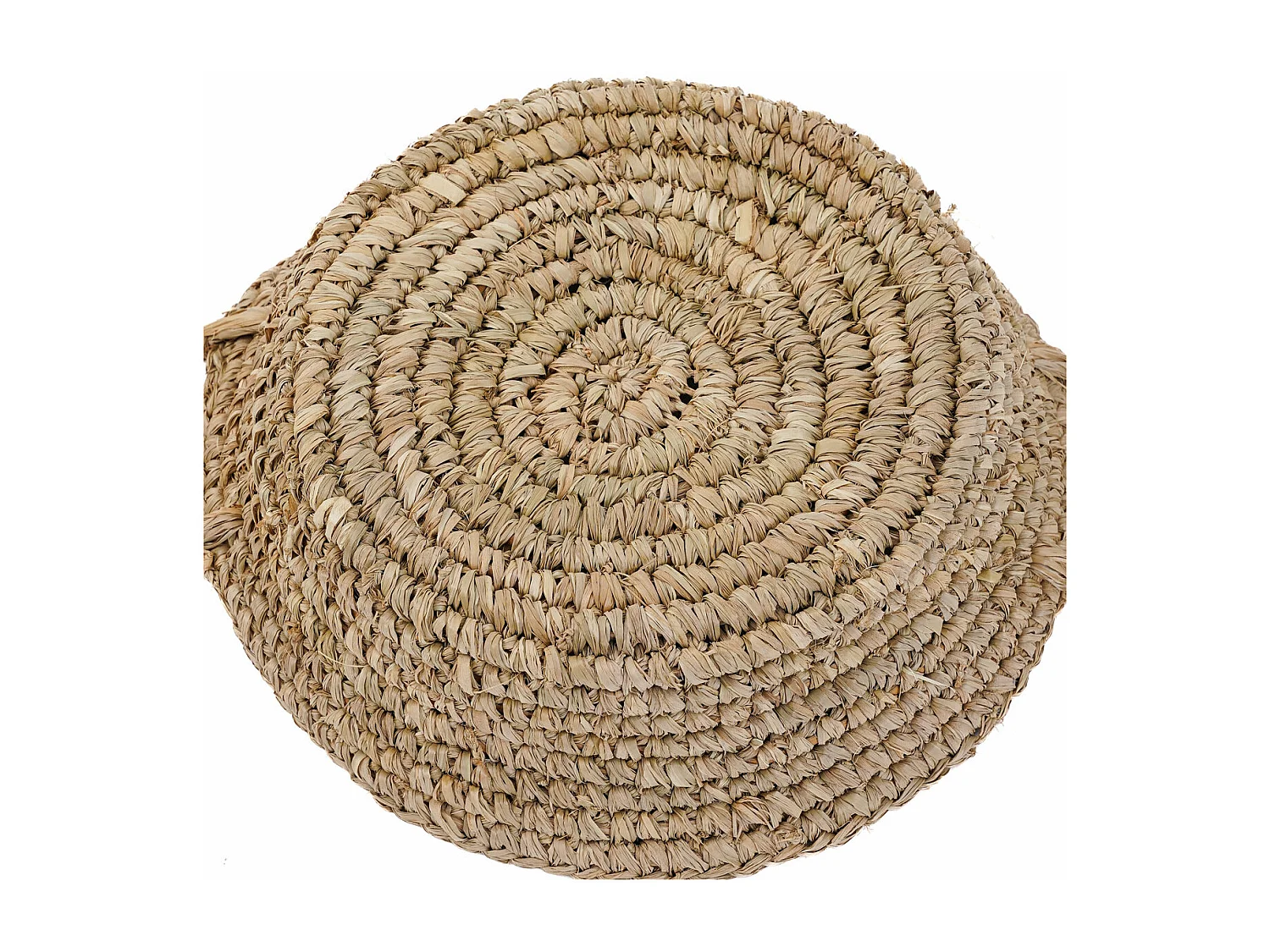 Les Plateaux En Panier De Raphia - Naturel - S