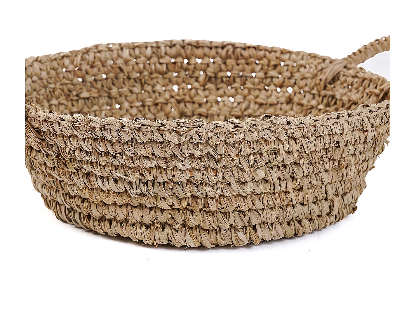 Les Plateaux En Panier De Raphia - Naturel - S