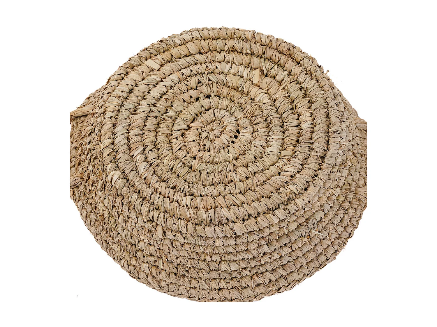 Les Plateaux En Panier De Raphia - Naturel - S