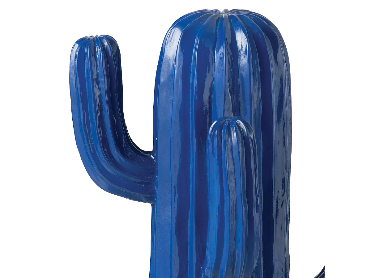 Cactus Déco "Mexican Fiesta" 42cm Bleu