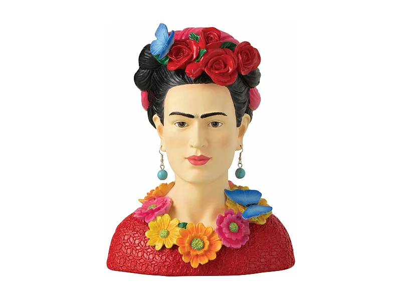 Statuette Déco Buste "Frida Khalo" 22cm Multicolore