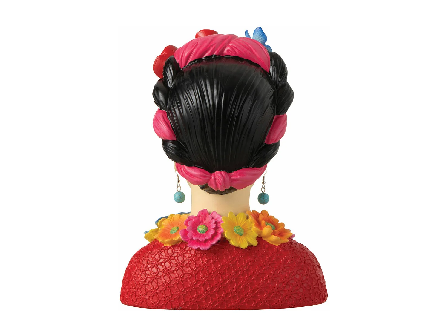Statuette Déco Buste "Frida Khalo" 22cm Multicolore