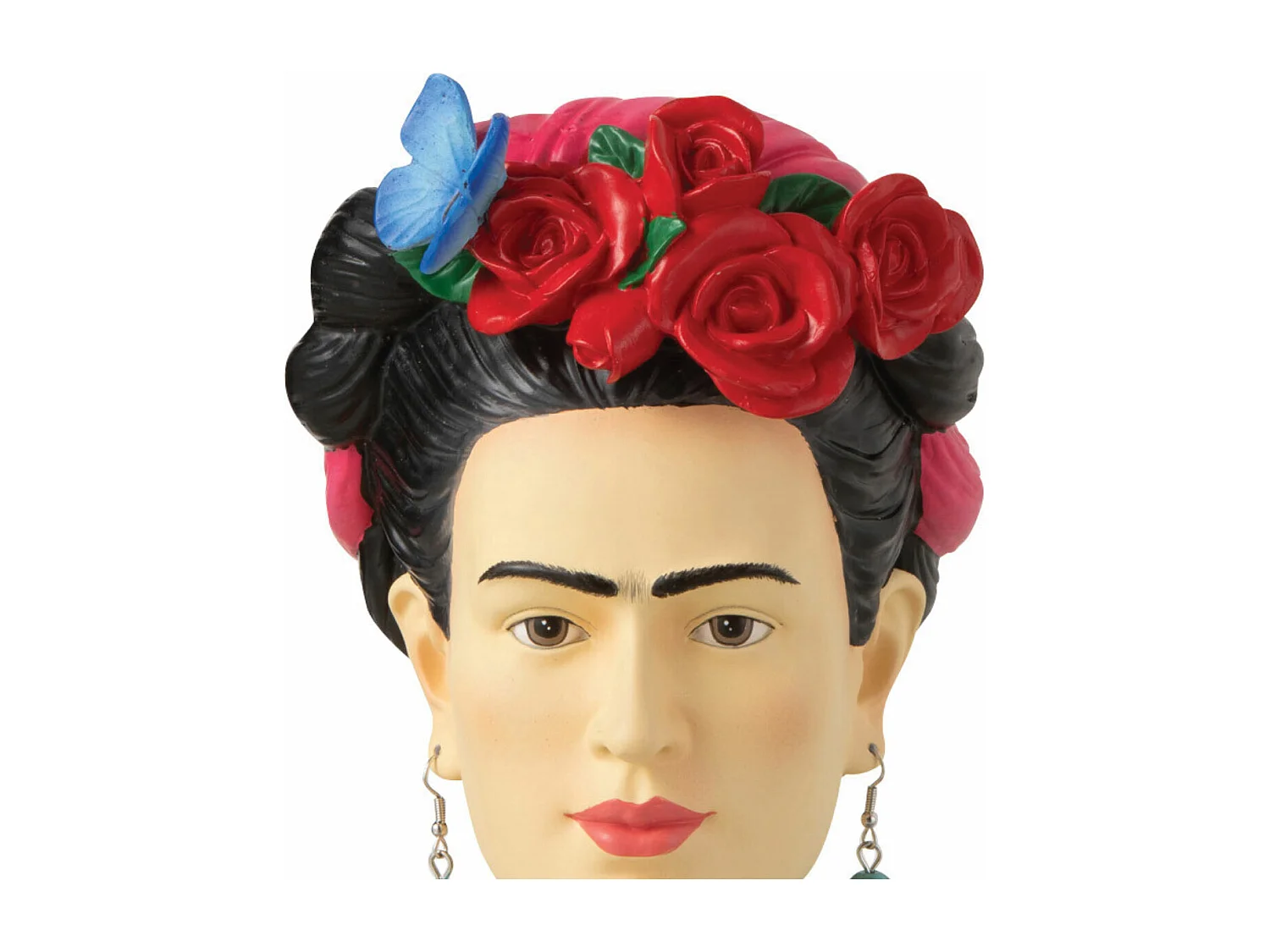 Statuette Déco Buste "Frida Khalo" 22cm Multicolore