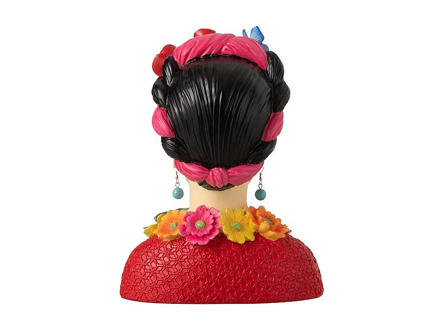 Statuette Déco Buste "Frida Khalo" 22cm Multicolore