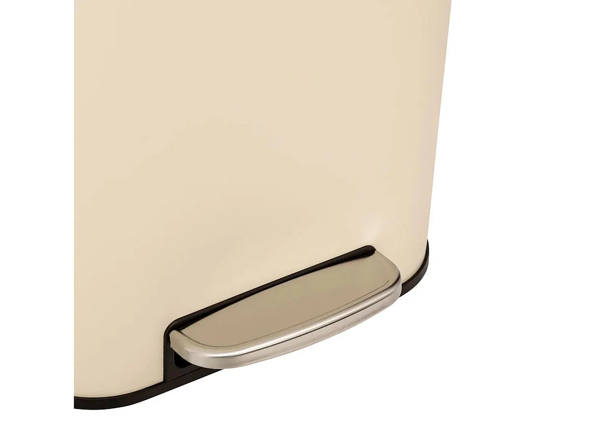 Poubelle de Cuisine à Pédale en Métal "Delta" 30L Argile