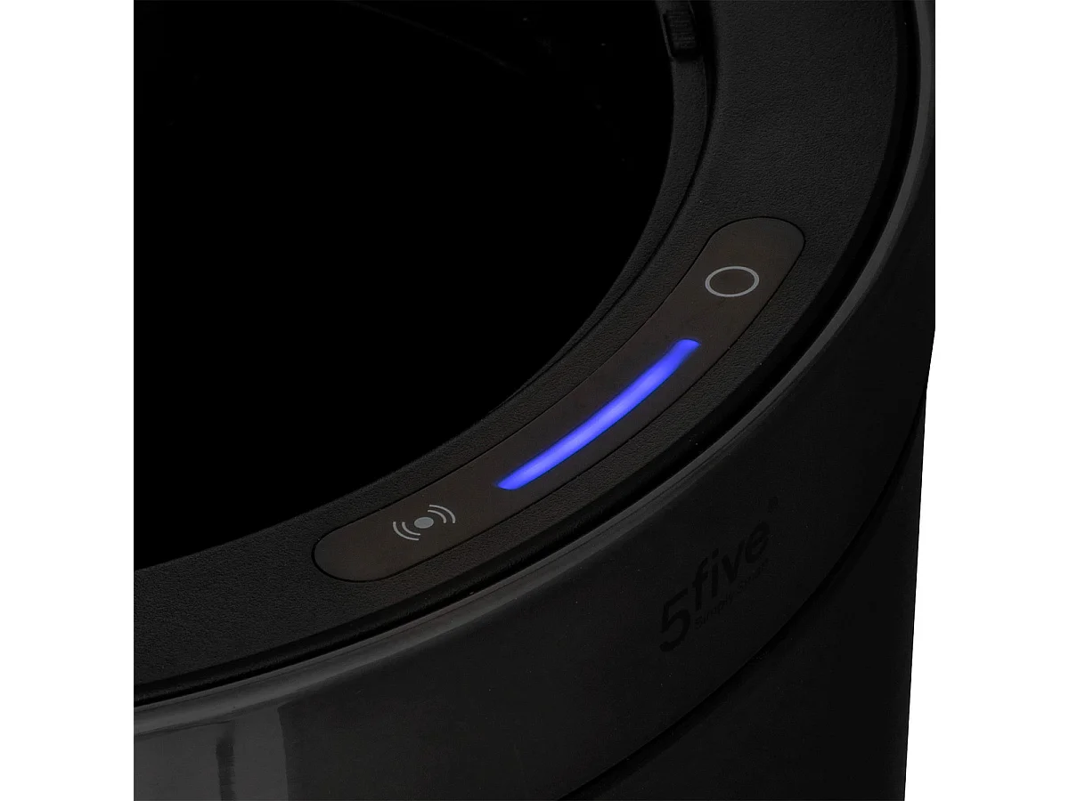 Poubelle de Cuisine Automatique en Métal "Delta" 40L Noir