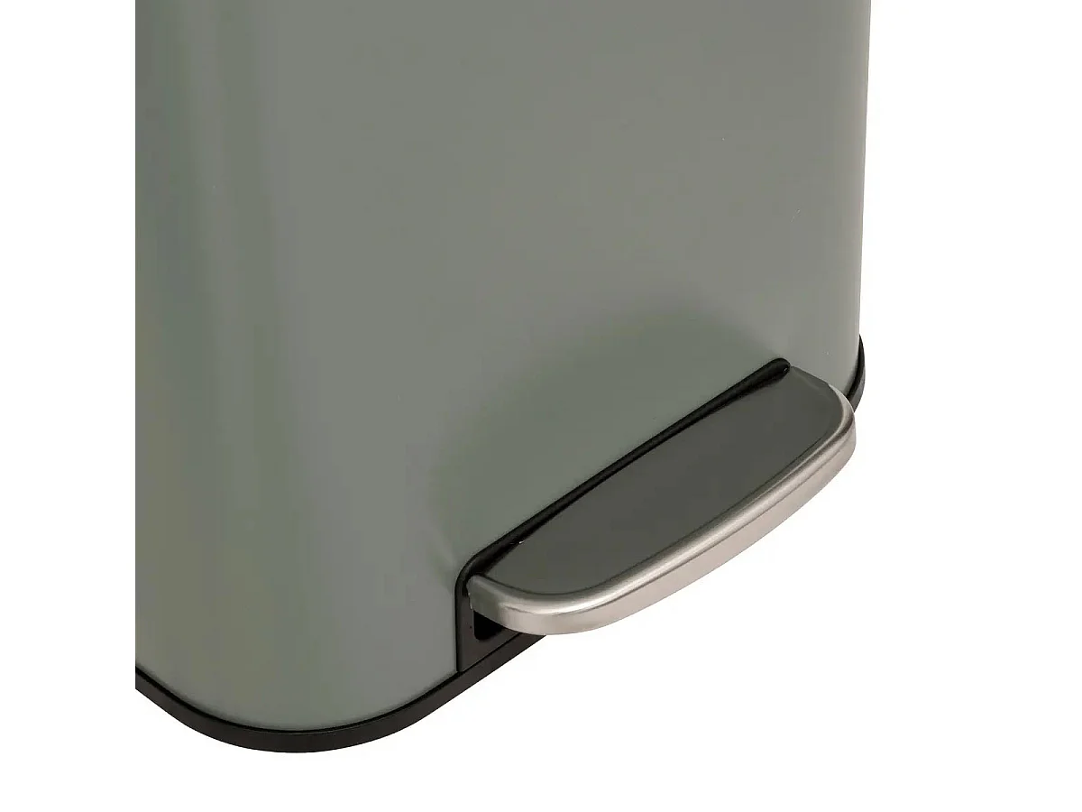 Poubelle de Cuisine à Pédale en Métal "Delta" 30L Vert