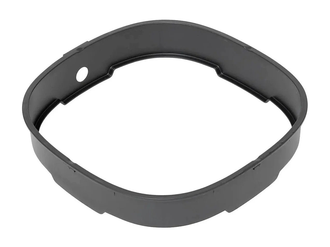 Poubelle de Cuisine Ouverture Pression "Inox" 50L Noir