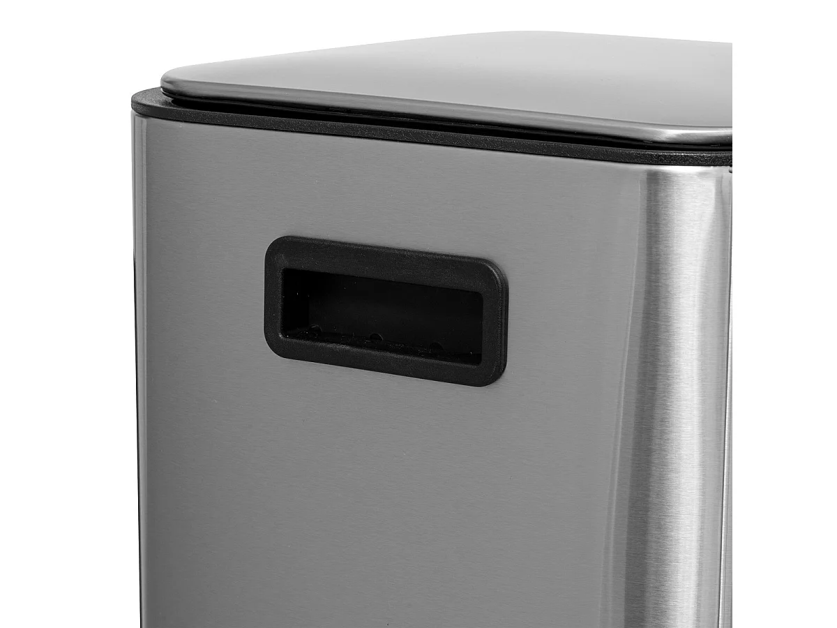 Poubelle de Cuisine à Pédale en Métal "Delta" 30L Inox