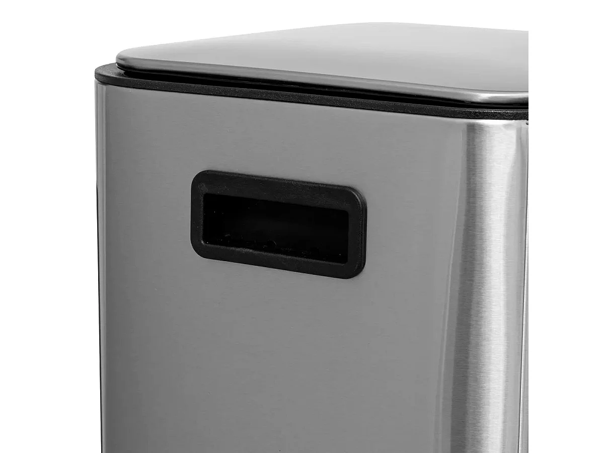 Poubelle de Cuisine à Pédale en Métal "Delta" 30L Inox
