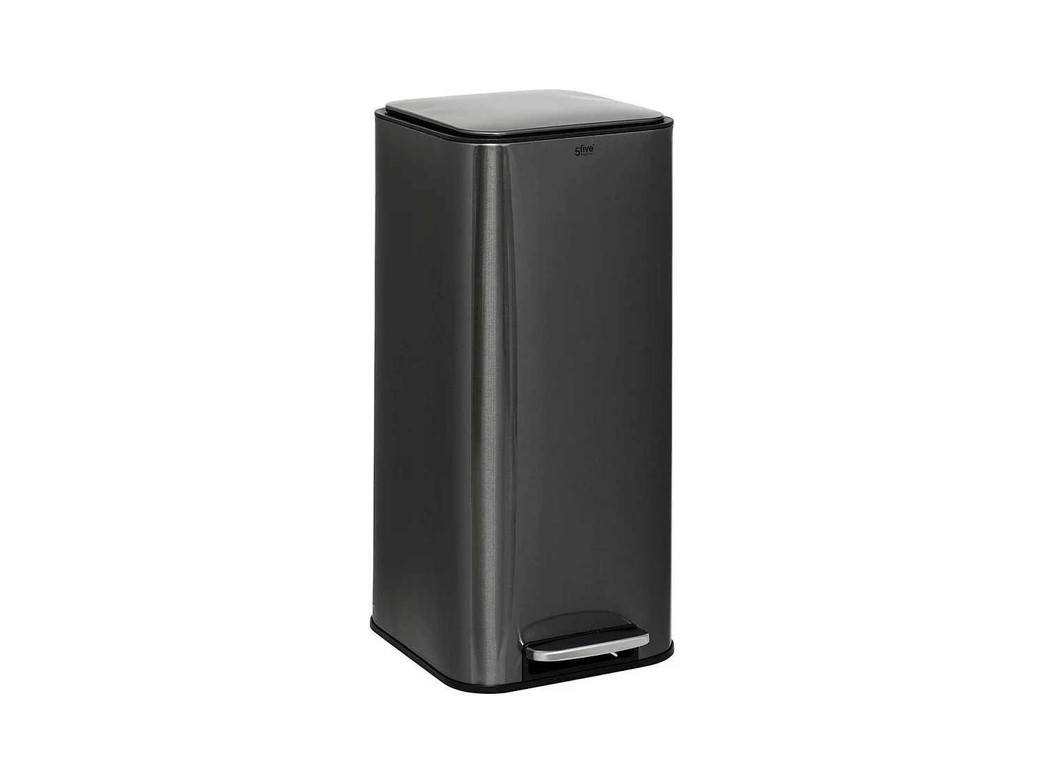 Poubelle de Cuisine à Pédale en Métal "Delta" 30L Carbonne