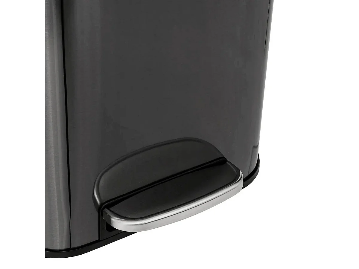 Poubelle de Cuisine à Pédale en Métal "Delta" 30L Carbonne