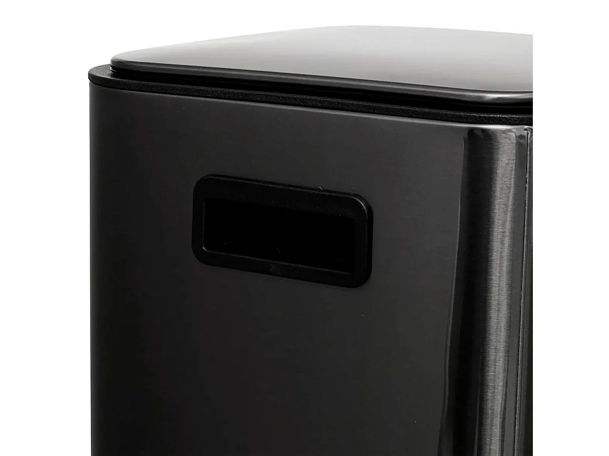 Poubelle de Cuisine à Pédale en Métal "Delta" 30L Carbonne