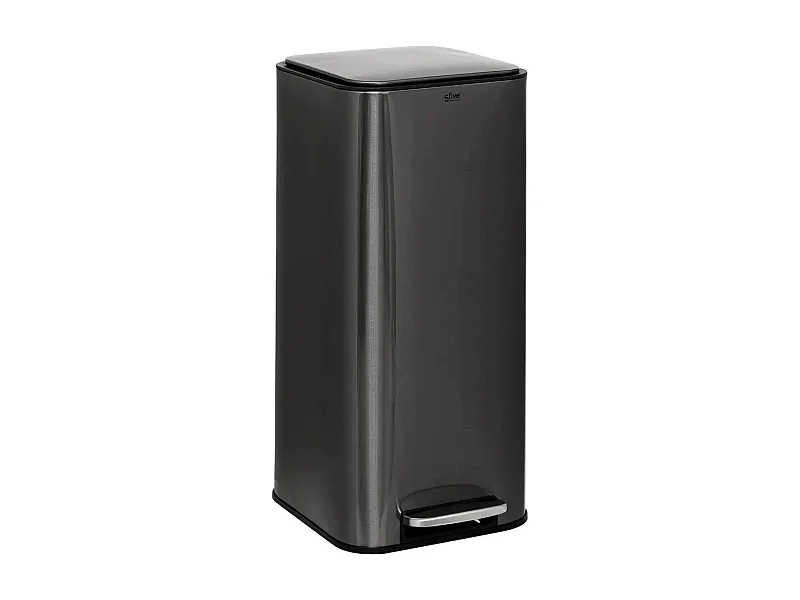 Poubelle de Cuisine à Pédale en Métal "Delta" 30L Carbonne