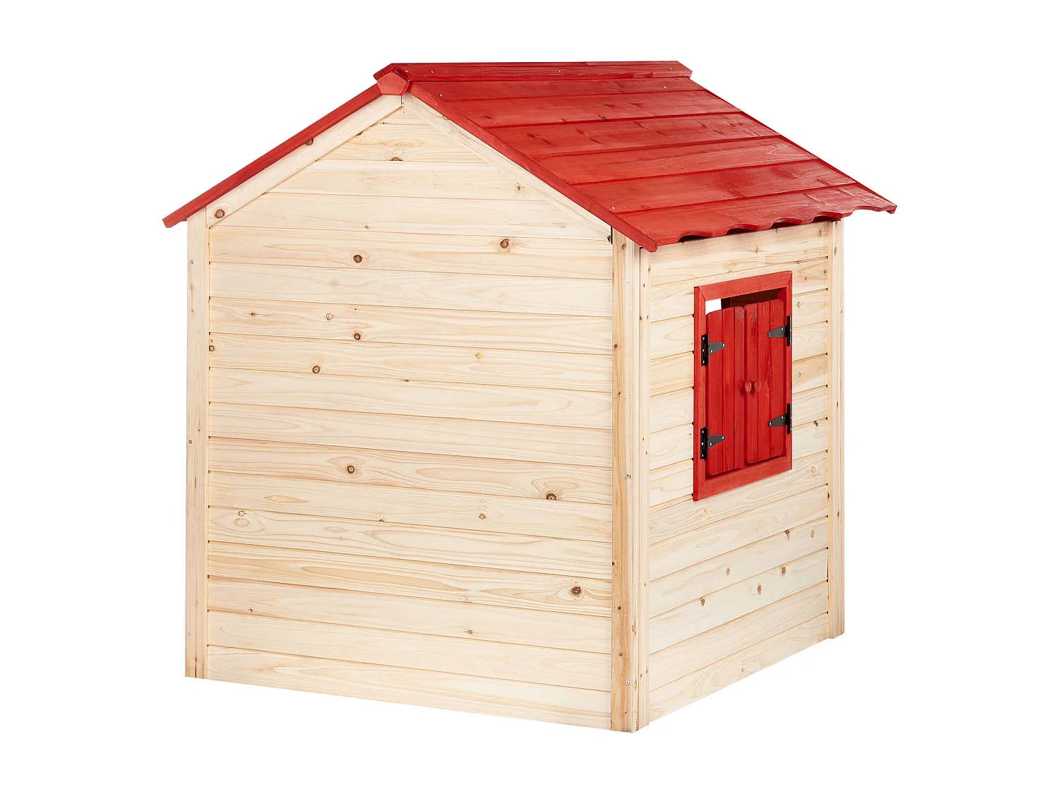 Cabane de jardin pour enfants PELOPIO Bois de sapin Marron clair