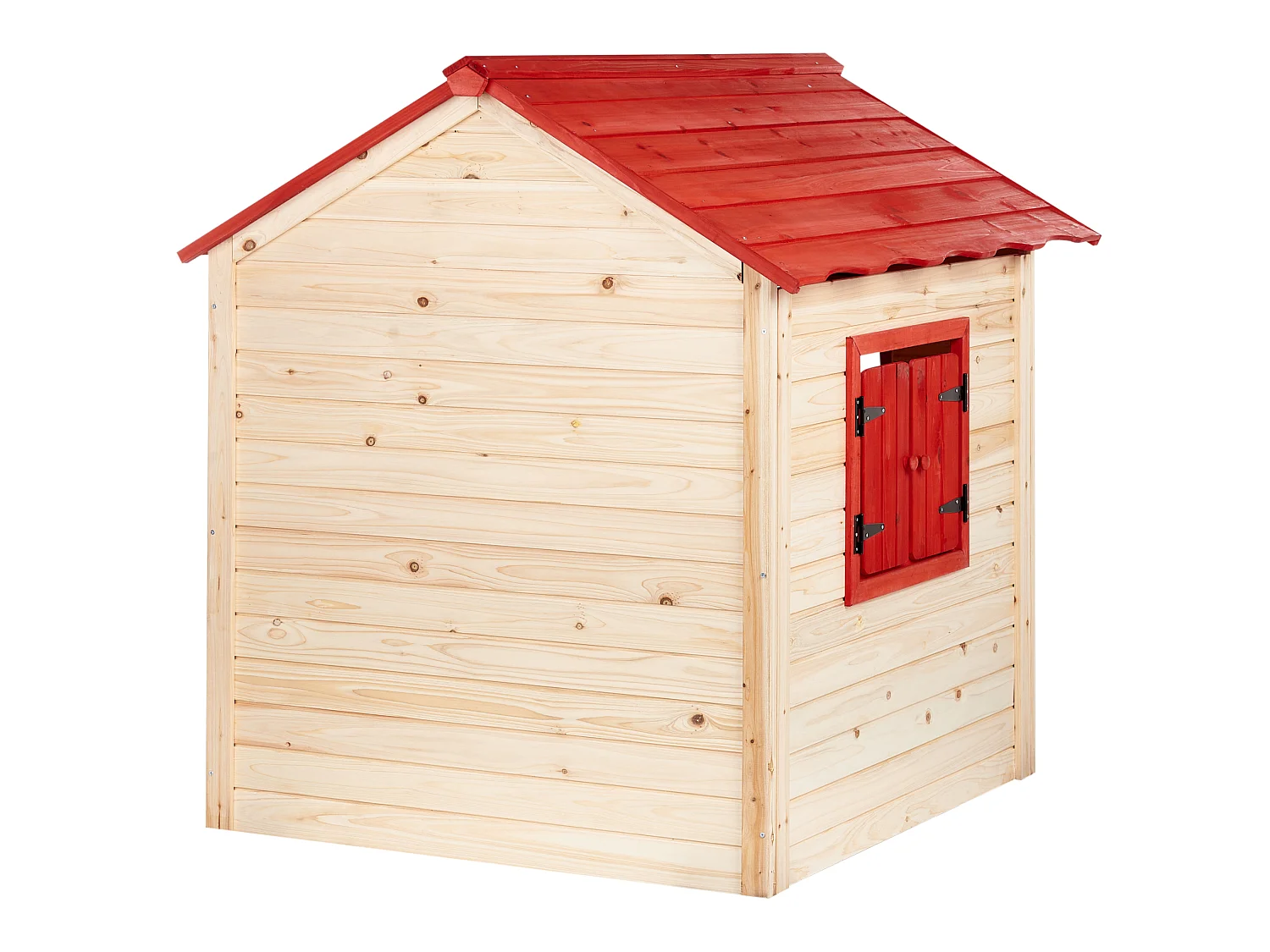 Cabane de jardin pour enfants PELOPIO Bois de sapin Marron clair