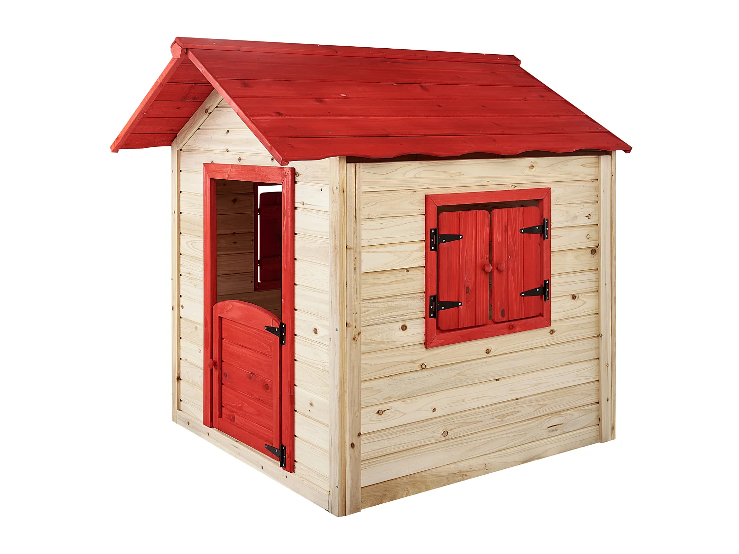 Cabane de jardin pour enfants PELOPIO Bois de sapin Marron clair