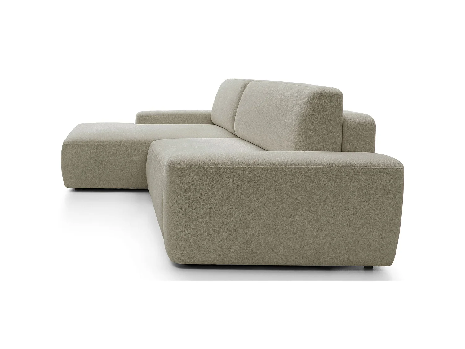 Hoekbank - beige chenille - linkerzijde - BALEO