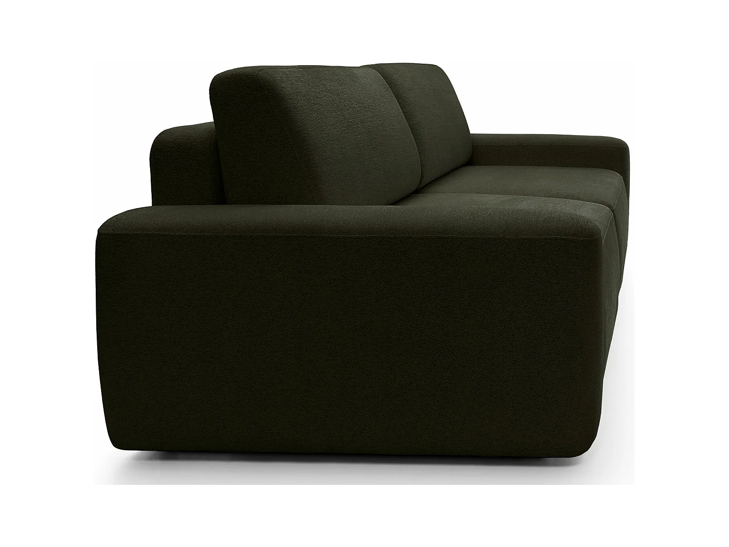 Canapé convertible 3 places - olive chenille - BALEO