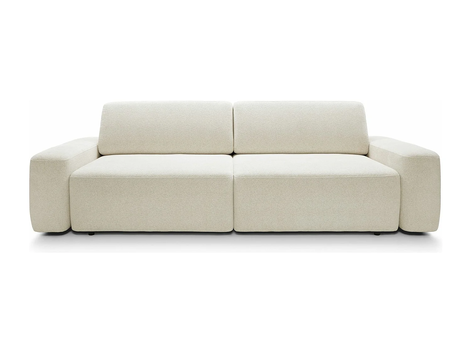 3-zits slaapbank - chenille crème - BALEO