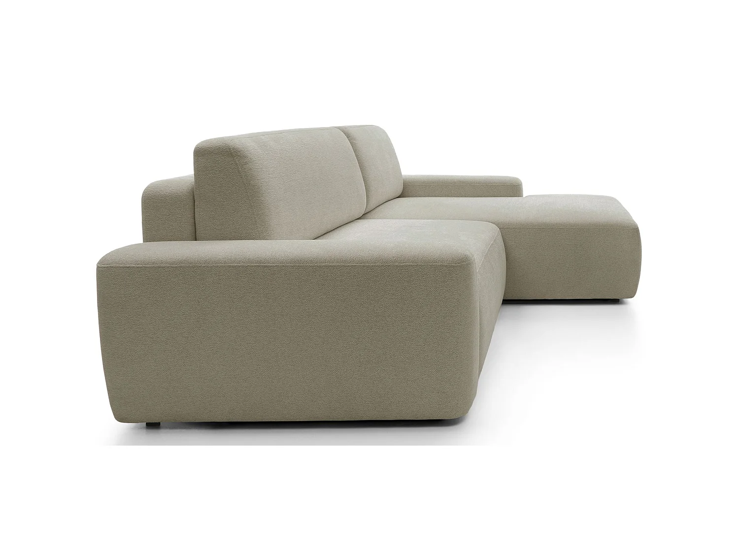 Hoekbank - beige chenille - rechterzijde - BALEO
