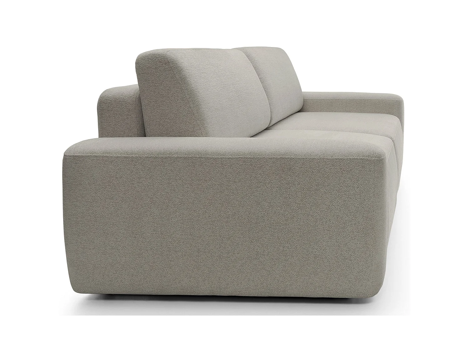 3-zits slaapbank - grijsbeige chenille - BALEO