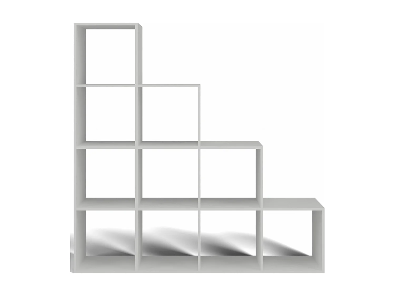 Étagère escalier avec 10 étagères - blanc - 153 cm - STEPI