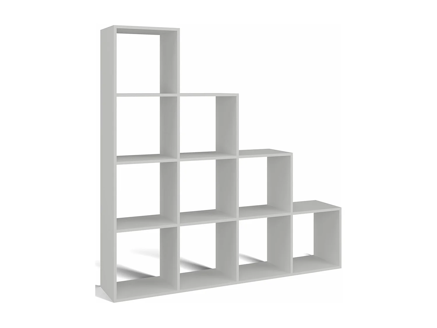 Étagère escalier avec 10 étagères - blanc - 153 cm - STEPI