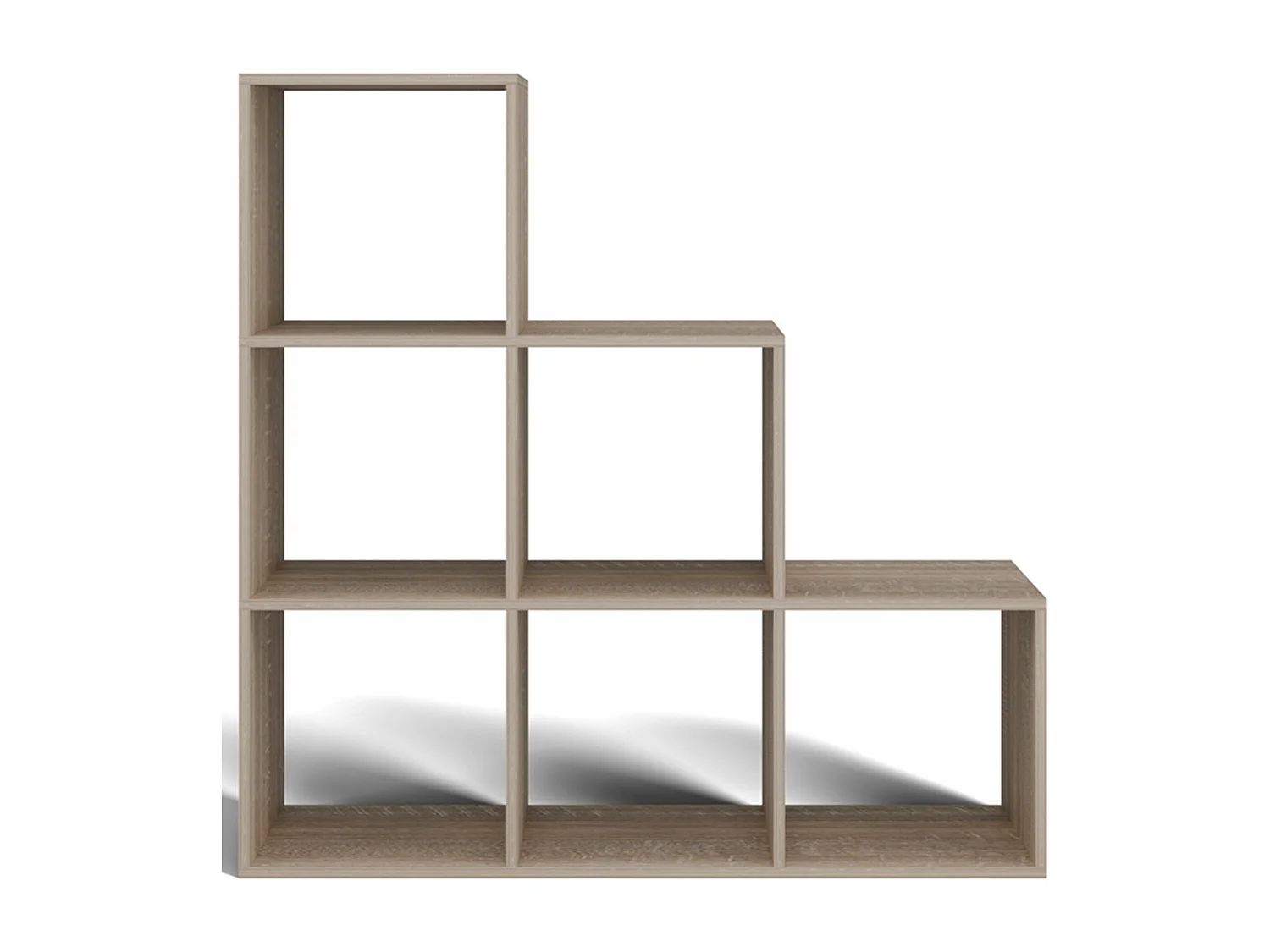 Étagère escalier avec 6 étagères - Chêne Sonoma - 115 cm - STEPI