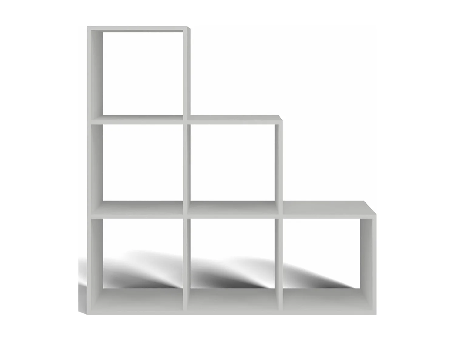 Étagère escalier avec 6 étagères - blanc - 115 cm - STEPI