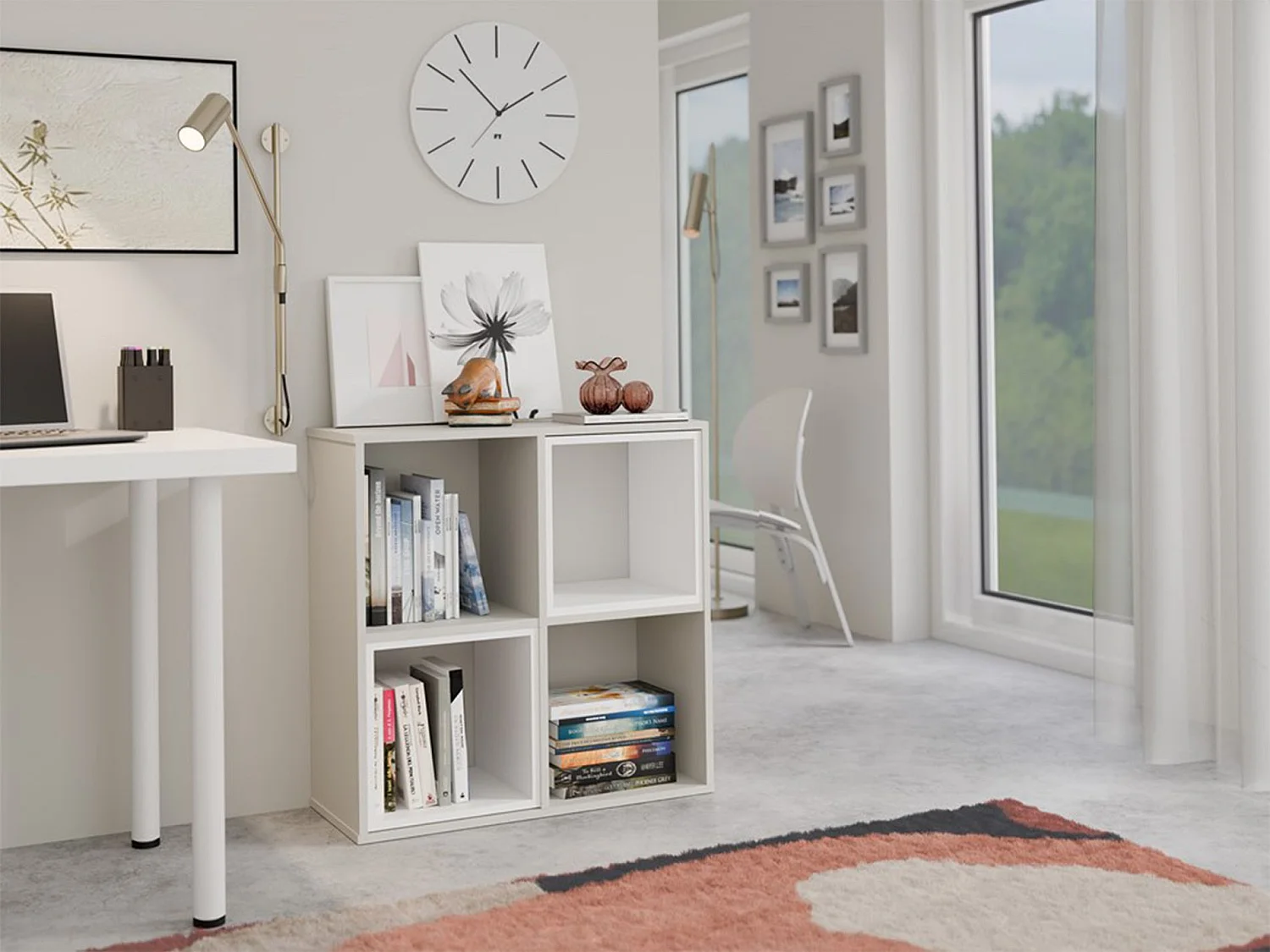 Plank met 4 planken - 74 cm - Kasjmier - MALAX