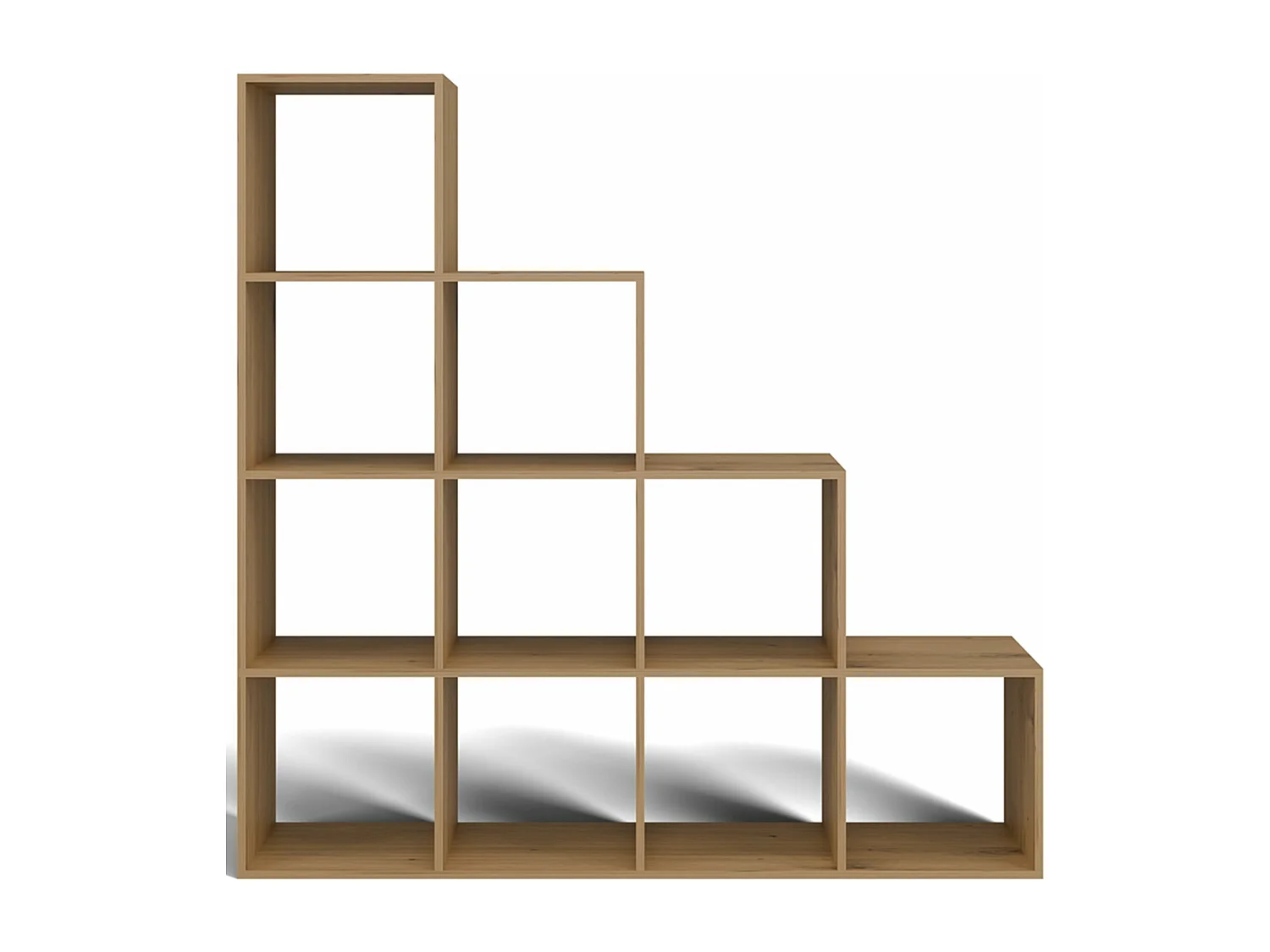 Étagère escalier avec 10 étagères - chêne artisanal - 153 cm - STEPI