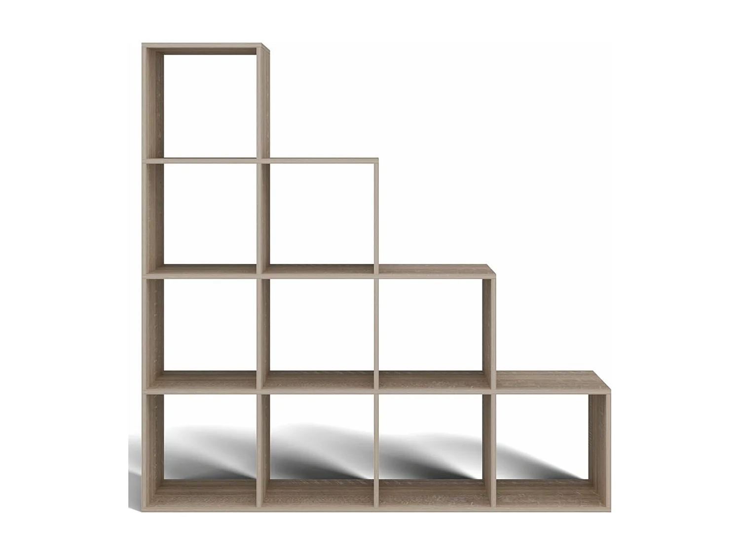 Étagère escalier avec 10 étagères - Chêne Sonoma - 153 cm - STEPI