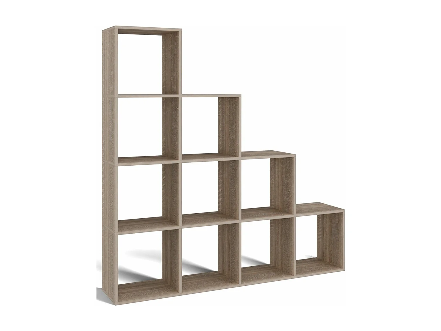 Étagère escalier avec 10 étagères - Chêne Sonoma - 153 cm - STEPI