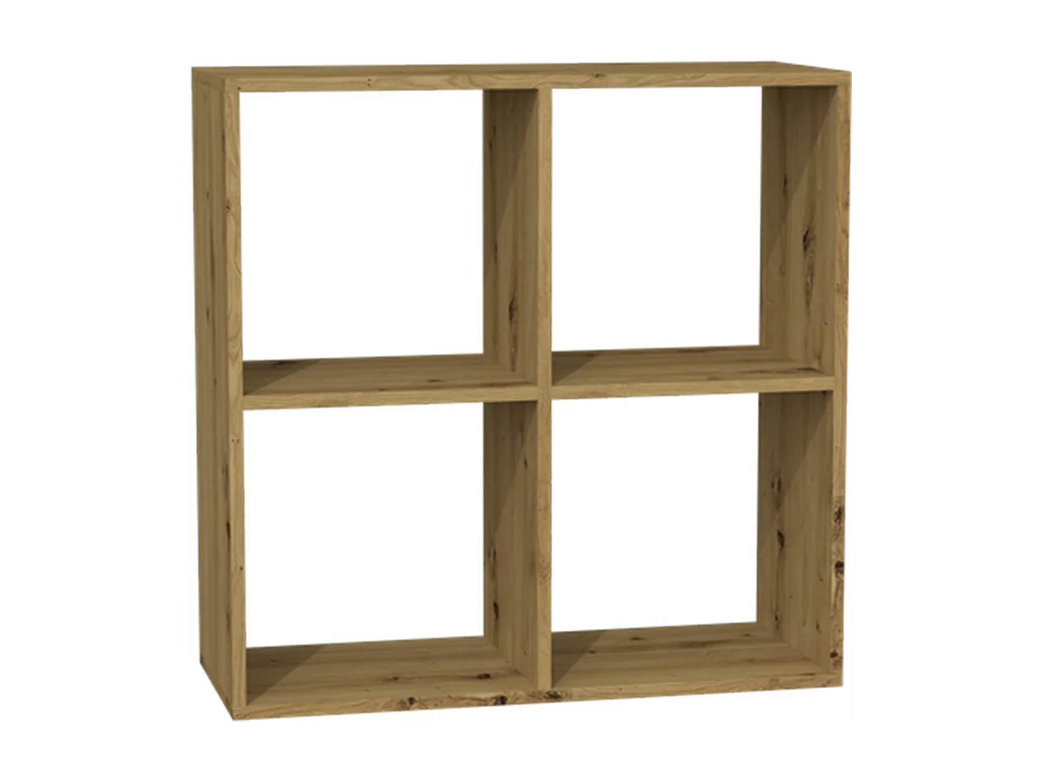 Étagère avec 4 étagères - 74 cm - chêne artisanal - MALAX