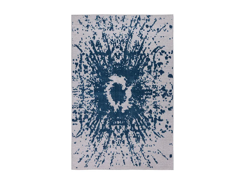 Tapis d'extérieur - 190x290cm - Bleu - Réversible - 100% polypropylène - 1350gr / m² - BYBLOS